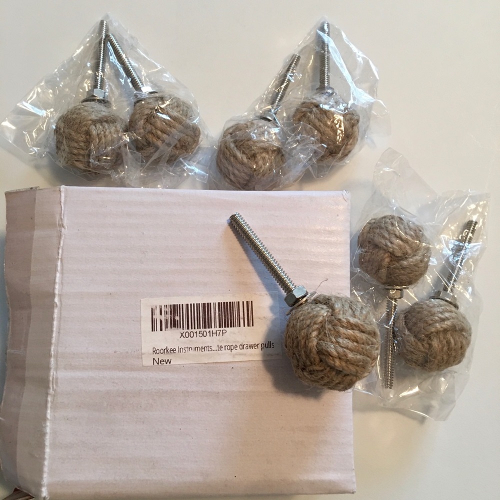 Nautical Rope Drawer Knobs NEW